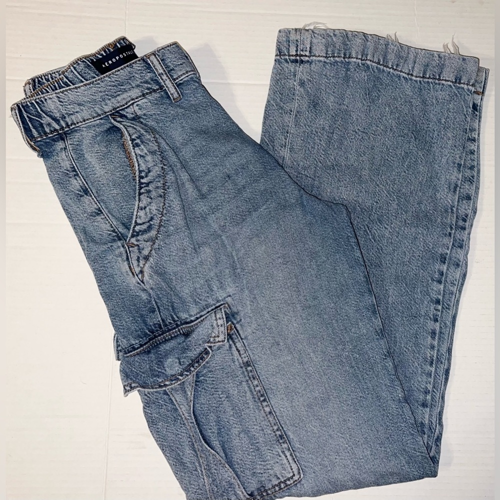 Aeropostale Baggy Cargo Jeans | Women’s Small Reg